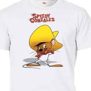 SPEEDY GONZALES, COOL MENS IVORY TEE T-1316